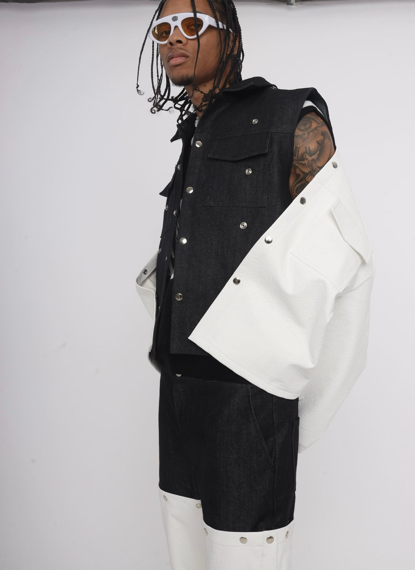 Snap panel trucker