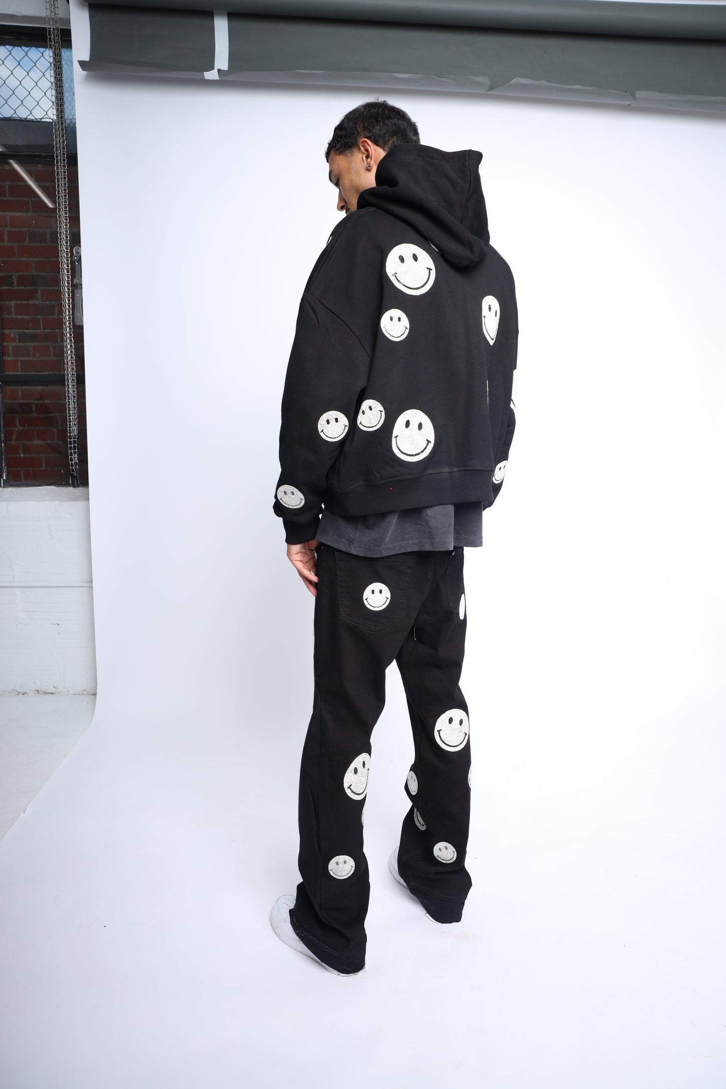 Just smile bling patch denims