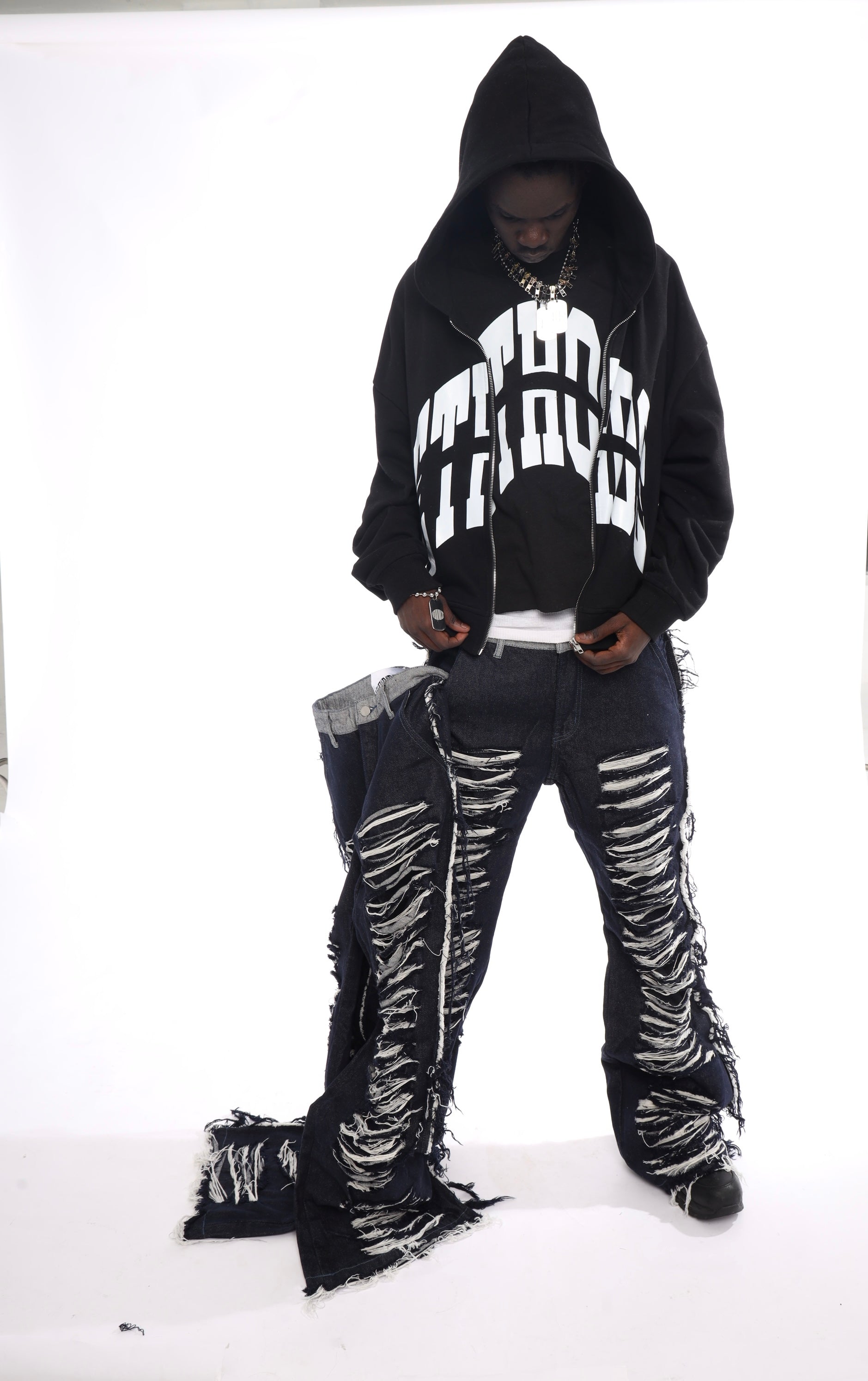 Destroyed denims (denim)